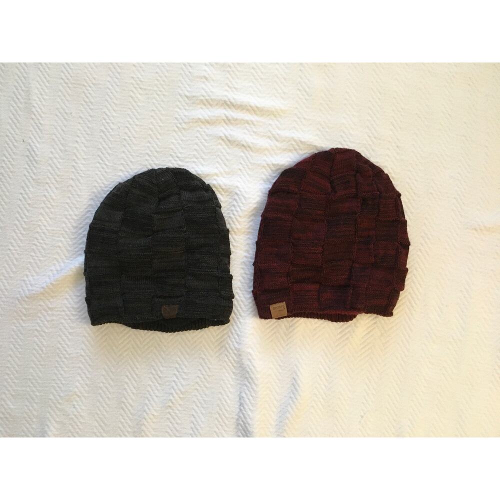 2- Unisex Lined Beanies.